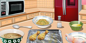 Hra - Sárina lekcie varenia - pečené kura