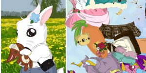 Hra - Obliekanie malého zajačika