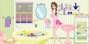 Hra - Barbie v koupelně