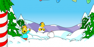 Hra - Springfield Snowfight