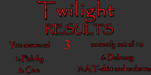 Hra - Twilight film kvíz
