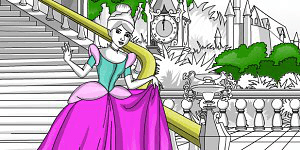 Hra - Princess Coloring