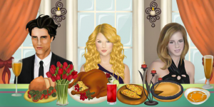 Hra - Thanksgiving Dinner With Justin And Selena