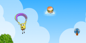Hra - Flying Spongebob