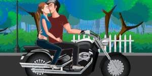 Hra - Risky Motorcycle Kissing