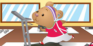 Hra - Exercise Hamster Dress Up