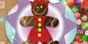 Santa Gingerbread Cookie