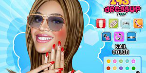 Hra - Beyonce Nail And Face Makeover