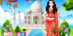 Hra - Barbie Indian Princess Dress Up