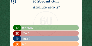 60 Second Quiz