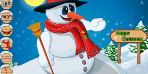 Hra - Happy Snowman Dress Up
