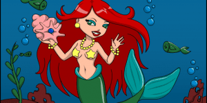 Hra - Mermaid Aquarium Coloring