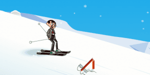 Hra - Mr Bean Skiing Holiday