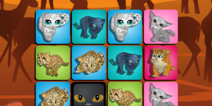 Hra - Big Cat Memory Game
