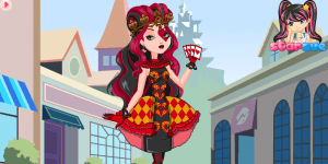 Hra - Ever After High Lizzie Hearts Dress Up