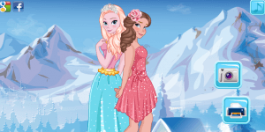 Hra - Frozen Sisters Dress Up Game Elsa and Anna