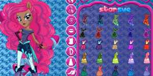 Hra - My Little Pony Rainbow Rocks Sonata Dusk Dress Up