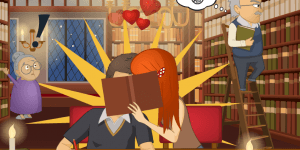 Kiss At The Library