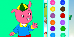Hra - Jolly Pigs Coloring