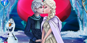 Hra - Sweet Kissing Elsa And Jack Frost