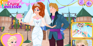 Hra - Design Your Frozen Wedding Dress