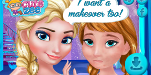 Hra - Frozen Prom Make-Up Design