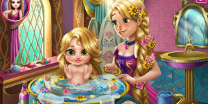 Hra - Rapunzel Baby Wash