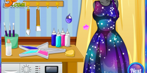 Hra - Elsa DIY Galaxy Dress