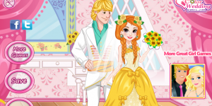 Princess Anna Frozen Wedding