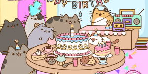 Pusheen's B-day Party