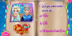 Hra - Elsa & Jack Love Test