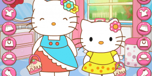 Hra - Hello Kitty And Mom Matching Outfits