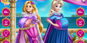 Hra - Elsa And Rapunzel Pregnant BFFs