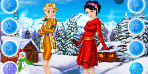 Rapunzel and Snow White Winter Holiday