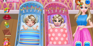 Hra - Princess Elsa Twins Care