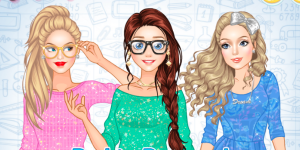 Hra - Barbie, Rapunzel and Cinderella College Divas
