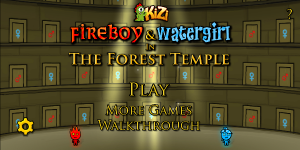 Hra - Fireboy And Watergirl Forest Temple