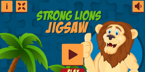 Hra - Strong Lions Jigsaw