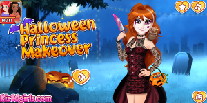 Hra - Halloween Princess Makeover