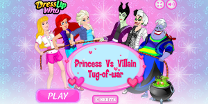 Princess vs Villains Tug Of War