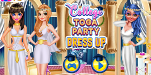 College Toga Party Dressup