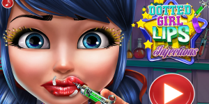 Dotted Girl Lips Injection