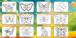 Hra - Butterfly Coloring Book