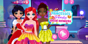 Hra - Princess Trendy Social Networks