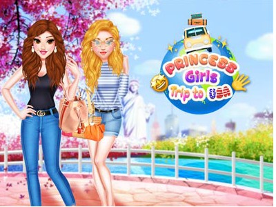 Hra - Princess Girls Trip to USA