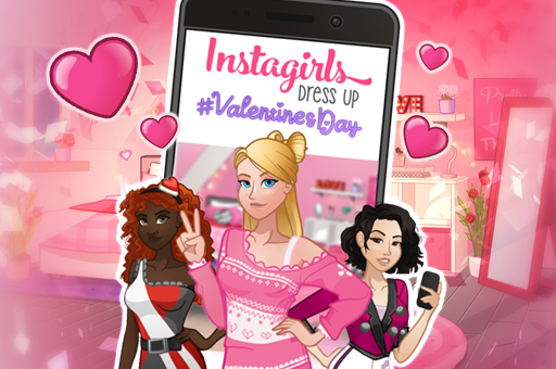Hra - Instagram Valentines Dress Up