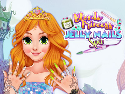 Hra - Blonde Princess Jelly Nails Spa