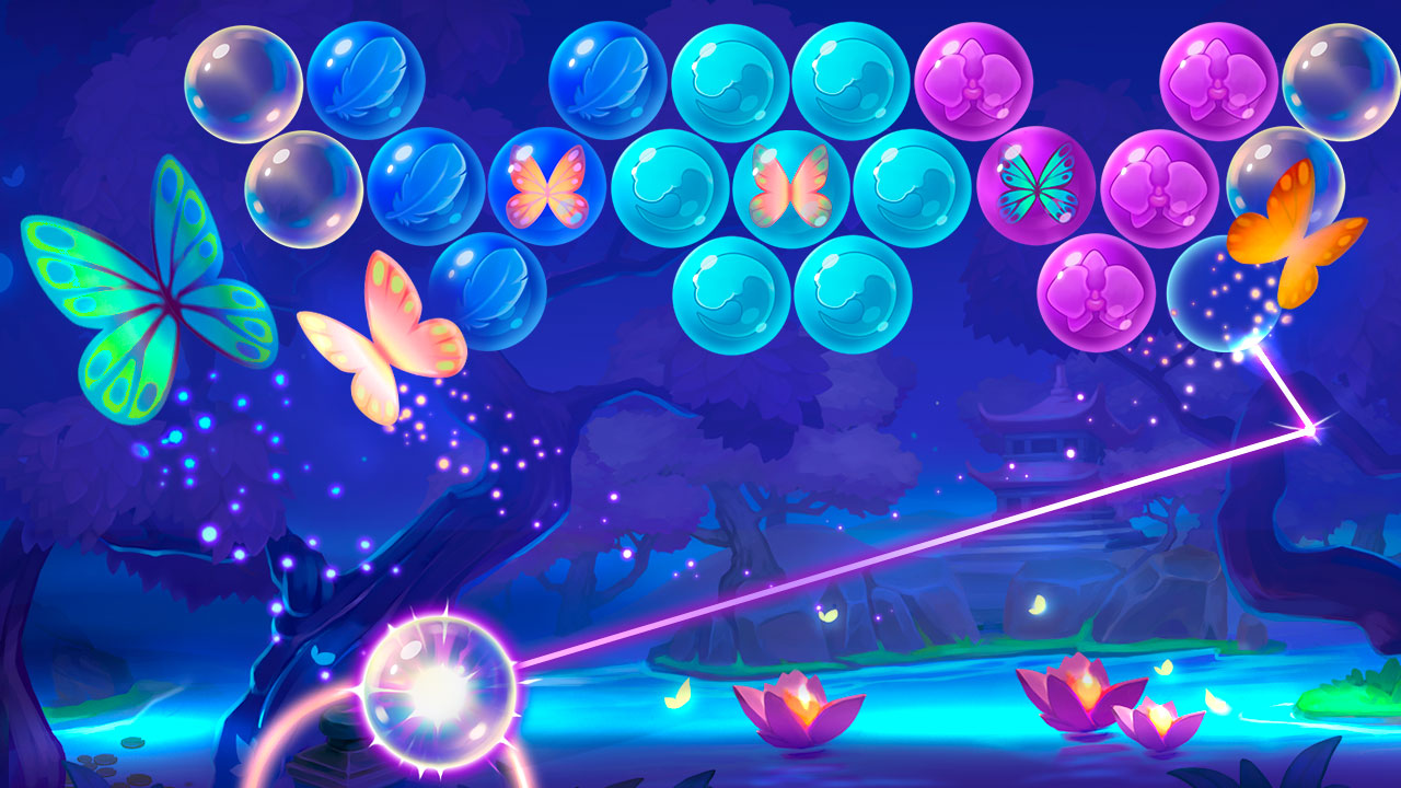 Hra - bubble Pop Butterfly